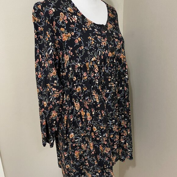 Vintage Studio A 1990's Floral Baby Doll Dress,  Medium - Picture 4 of 7